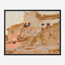 Maynard Dixon - Walls of Walpi 1927 - Western Giclee Art Print Paper or Canvas