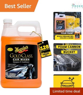 Car Wash Foam Eco-Friendly Biodegradable 1 Gallon for Deep Cleaning