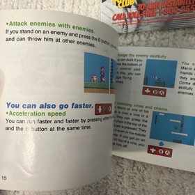 Super Mario Bros 2 NES Instruction Booklet Manual Only, No Game