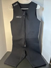 Neo-Sport Men’s 3MM Neoprene Wetsuit Sleeveless & Shorts Large