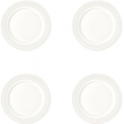Lenox Tin Can Alley Dessert Plate, White set of 4