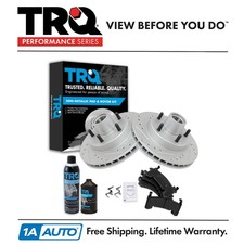 TRQ Front Brake Pad & Performance Rotor Kit for Chevy GMC Buick Pontiac