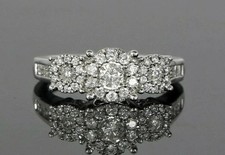 2Ct Round Cut Lab-Created Diamond Engagement Wedding Ring 14k White Gold Plated