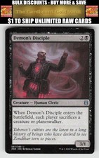 Magic_the_gathering Zendikar Rising #97 Demon's Disciple
