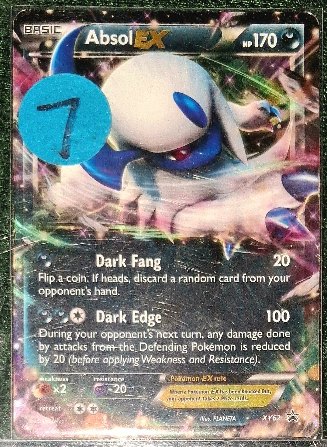 Pokémon XY Promos Absol EX Holo Black Star Promo XY62 