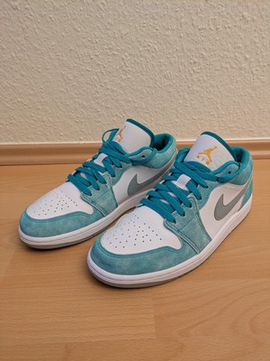 Nike Air Jordan 1 Low SE, New Emerald/Weiß, Größe 41