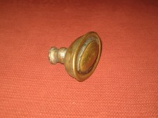 Antique brass oval door knob for refurbishment