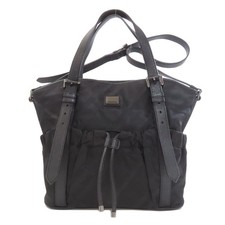 BURBERRY Checkpattern 2WAY Tote Bag Nylon Ladies Used 