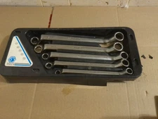 Matco 5pc 10mm Thru 19mm Metric Double Box End Deep Offset Wrench Set Pre-owned