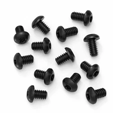 5PCS Round Head T10 for Knife Handle Screw Titanium Alloy US Thread 5-40 Screws