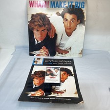 WHAM GEORGE MICHAEL MAKE IT BIG 1984 LP VINYL ALBUM  Sheet Music  Cassette
