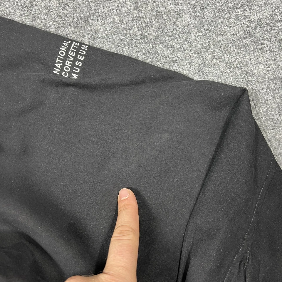 Cutter & Buck Corvette Jacket Mens Large Black Full Zip National Corvette Museum - Image 3 of 4