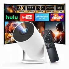  Built-In Apps  2026 Upgraded Mini Projector with Wi-Fi 6  Bluetooth 5.4, 108