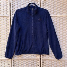 The North Face Women's Medium Blue Jacket Fleece Logo