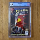 Superman #75 (1993) Death of Superman, Death of Doomsday CGC [Grade]9.6 1st PRIN