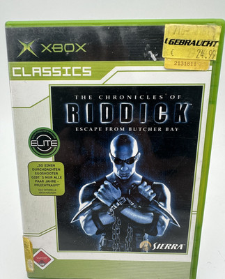 Microsoft Xbox Classic The Chronicles of Riddick : Escape From Butcher Bay