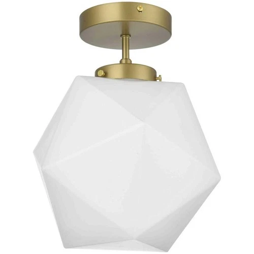 Living District LD2347SG Lawrence Flush Mount Satin Gold - Picture 7 of 9