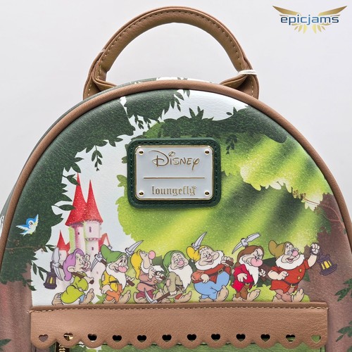 Mini sac à dos Loungefly Disney Blanche Neige et les Sept Nains Forêt Neuf - Photo 6/6