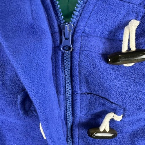 Old Navy Fleece Toggle Coat Hooded Full Zip Jacket Blue Kids Large - Bild 4 von 7