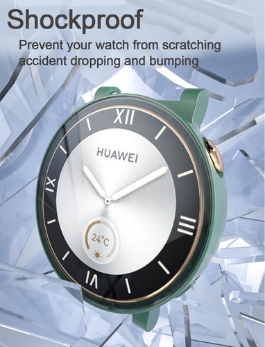 Housse de protection pour Huawei Watch GT4 46 mm 41 mm PC housse de protection avec étui en verre écran - Photo 4 sur 38