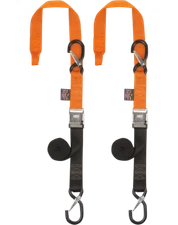 Powertye Mfg. 1-1 2" Cam-Buckle With Safety-Latch Hooks And Soft-Tye 29629S