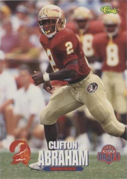 1995 Classic NFL Draft Clifton Abraham #72 - 1 of 2