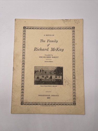 Eine Skizze der Familie von Richard McKay von Oscar Reed McKay - 1934