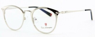 NEW TONINO LAMBORGHINI TL 074 51 SILVER AUTHENTIC EYEGLASSES FRAME TL074 49-20