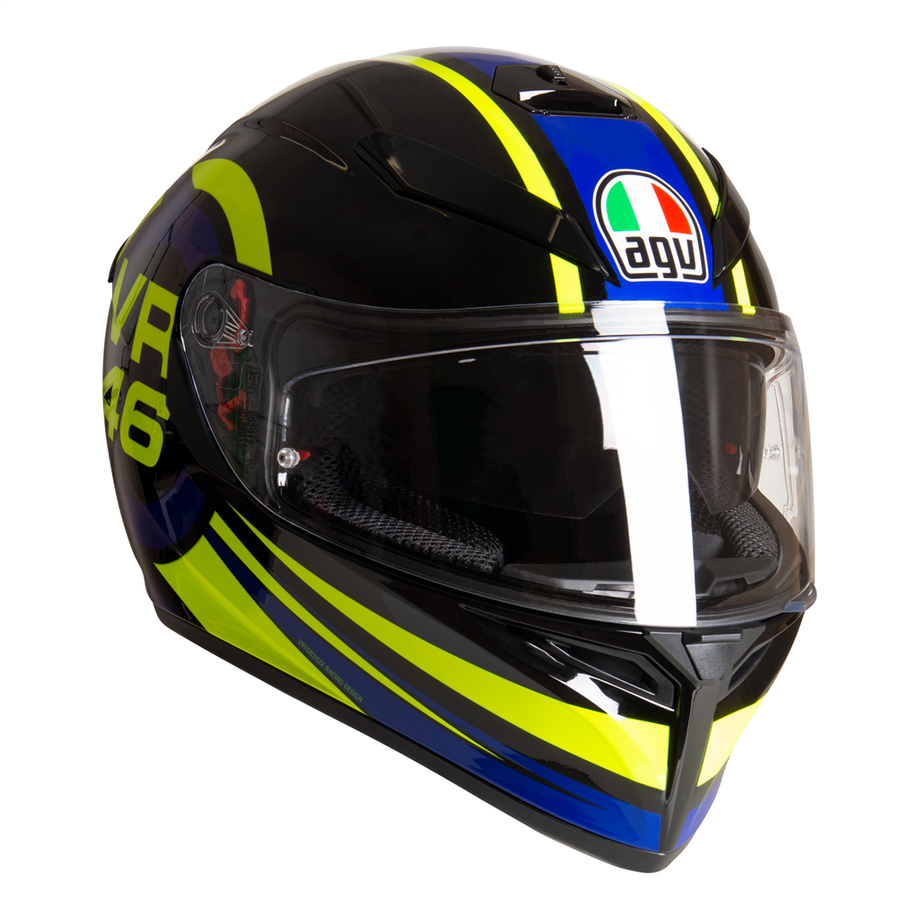 AGV K3 SV-S VR46 Ride 46 Motorcycle DVS Inner Sun Visor Full