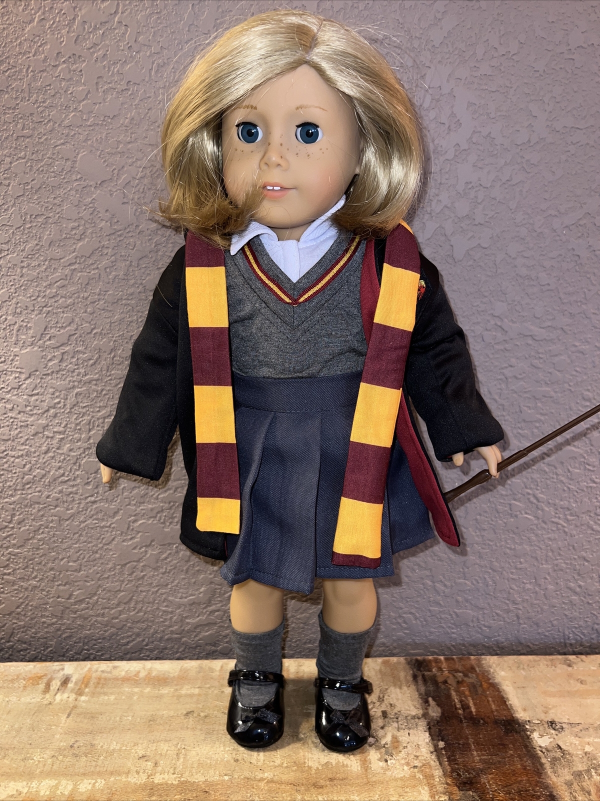 American Girl Doll Kit Blonde Hair Short Bob Blue Eyes In Harry Potter Theme | eBay American Girl Doll Kit Blonde Hair Short Bob Blue Eyes In Harry Potter Theme | eBay