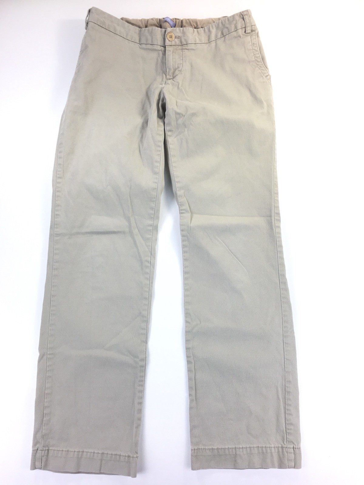 Womens Gap Maternity Corduroy Pants Tan Adjustable Wa… Gem