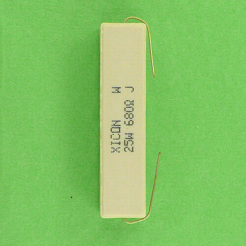 680 Ohm 25W 5% Resistencia de Potencia Enrollada Cerámica Arenisca Cemento Plomo Axial NUEVO - Imagen 4 de 5