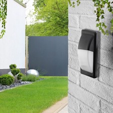 PERSO Wall Light Black IP64 Front Door Side Light Garden Wall Light LED G9