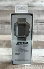 FitBit Blaze Adjustable Mesh Band with Magnetic Clasp Replacement - Silver - New