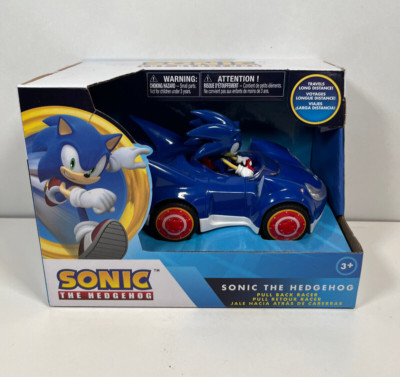 Sonic The Hedgehog Pull Back Racer Car Figure 2019 Sega All Stars Racing