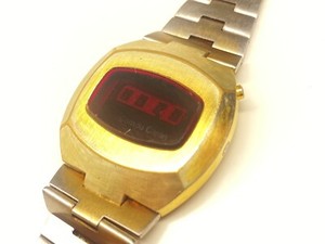 激レア◇中古動品◇コンピュクロン Compu Chron LEDデジタル時計 激