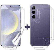 2 Set Soft PET Film Screen Protector for Samsung Galaxy S24+ PLUS Front and Back