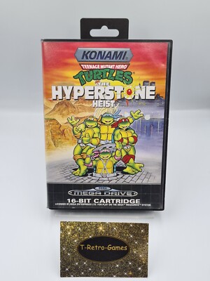 Sega Mega Drive Turtles The Hyperstone Heist mit OVP + Anleitung Multi Language 