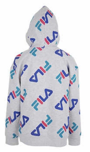 ๐ 2 PACK FILA MEDIUM Youth Pullover Hoodie Kangaroo Pocket Brand Logo - Picture 6 of 12