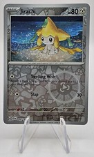 JIRACHI POKEMON STELLAR CROWN 098/142 REVERSE HOLO (FREE SHIP OVER $10)