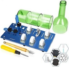 Glass Bottle Cutter Upgraded Bottle Cutting Machine for Cutting Round, Oval Bott