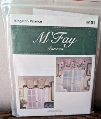 VTG M'fay 9101 Pattern Kingston Valance Professional Drapery Workroom ...