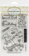 Colorado Craft Co ACRYLIC STAMPS  - DAD'S COOKING