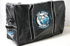 30" x 20" IDHA Illinois Ice Dogs Ice Hockey Durable Equipment Storage Bag - RARE