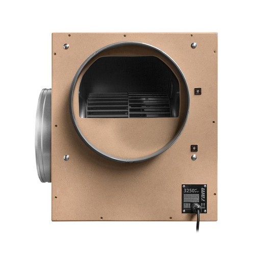 RAM Acoustic Box Fan 10" 12" MDF Hydroponics Ventilation - 1500m3 2500m3 3250m3 - Picture 7 of 7
