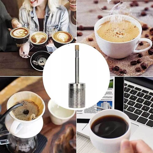 Portable Travel Coffee Brewer Final press Reusable Coffee Filter Coffee Maker - Picture 3 of 12
