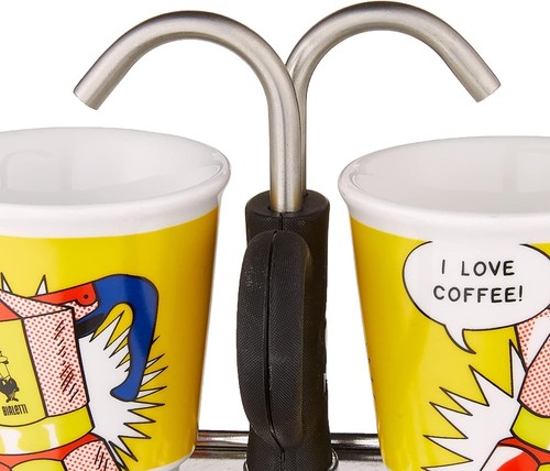 Bialetti Set Caffettiera Moka Mini Express da Due Tazze + 2 Bicchieri - Imagen 3 de 4