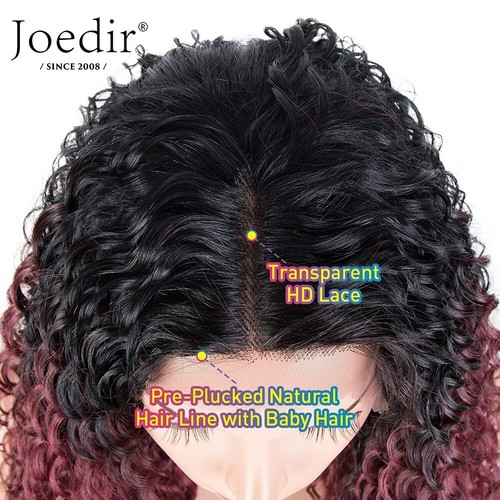 Heat-Resistant Synthetic 28" Curly Lace Wig with Natural Hairline for Women - Picture 7 of 10