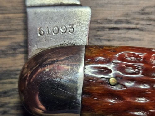 Case XX 1940-64 Genuine Red Bone 61093 Toothpick Knife - Beautiful Genuine... - Picture 5 of 6
