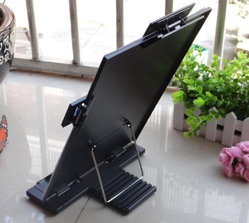 Desktop Document Holder Paper Stand with 7 Adjustable Positions Black Metal P... - Picture 5 of 8